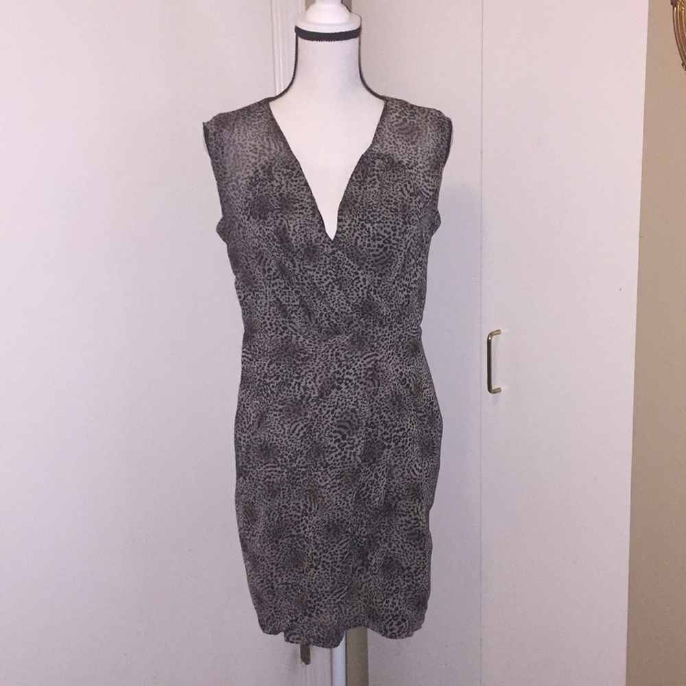 Super cute leopard print mini dress